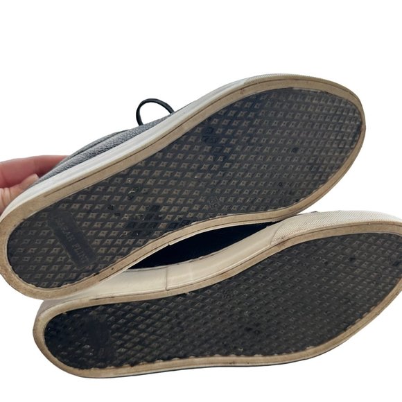 Sarah Flint The Perfect Sneaker Black Leather Lace-up Pointed Toe Size 39 US 8.5 - Picture 9 of 11